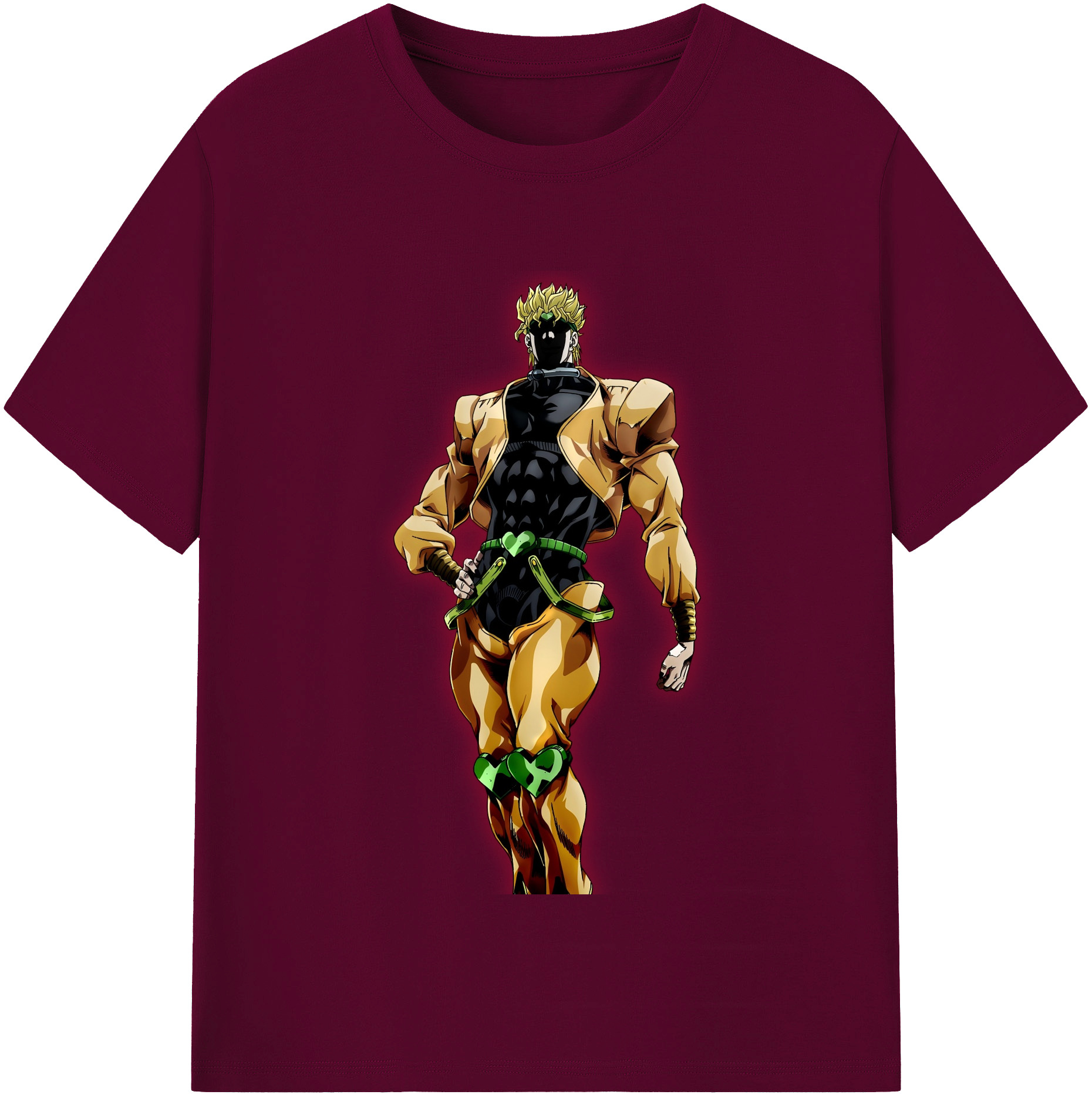 （画像用） ジョジョの奇妙な冒険 ディオ?ブランドー JoJo's Bizarre Adventure Dio Brando レディースカジュアルプリントTシャツ（綿100％）